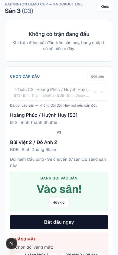 Xử lý vắng mặt