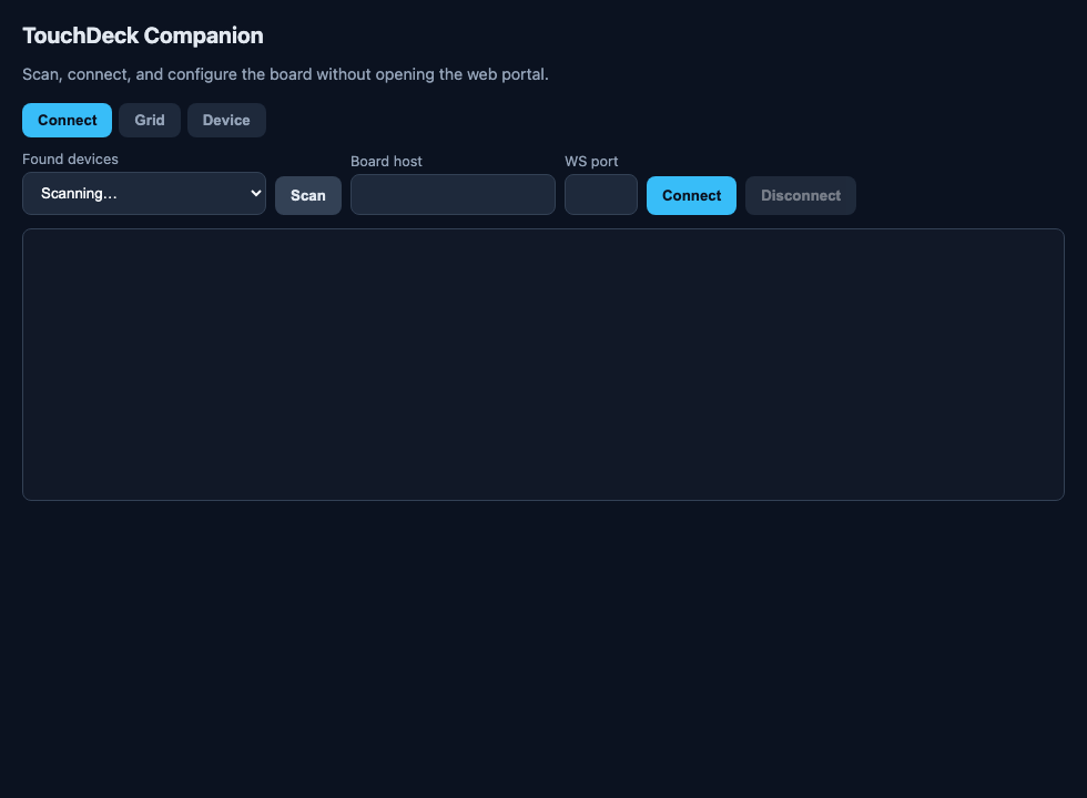 TouchDeck Companion